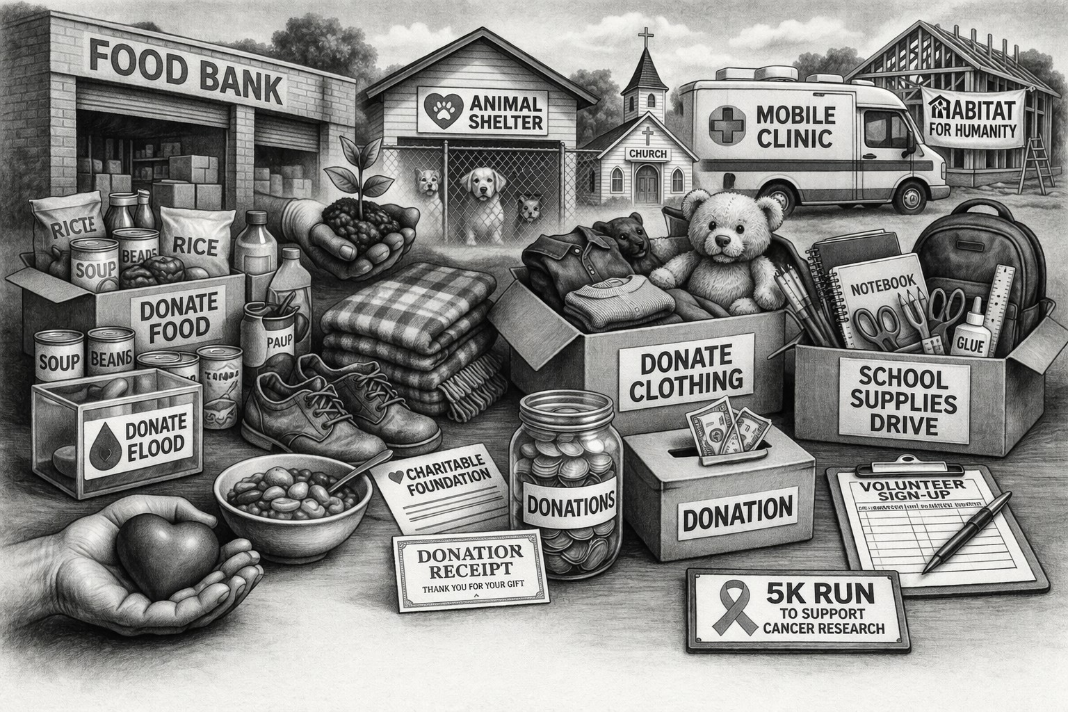 Charitable Contributions deduction illustration