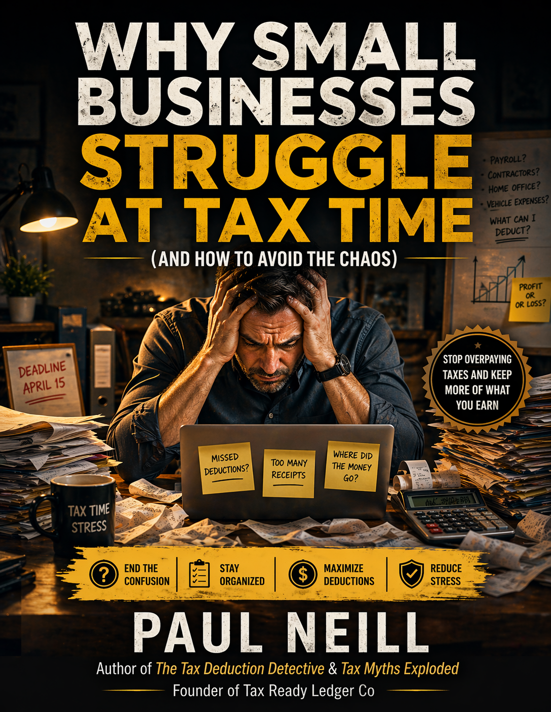 Why Small Businesses Struggle at Tax Time book cover